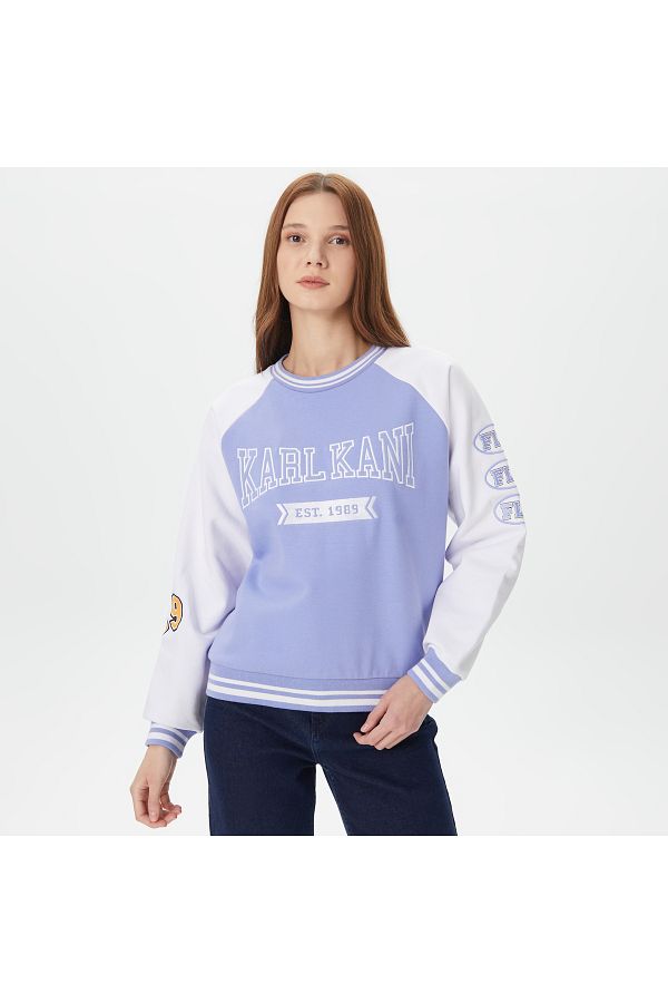 KARL KANI Sweatshirt Black Regular fit