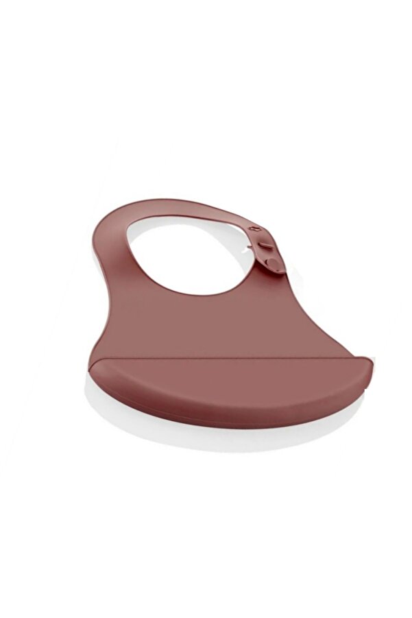 Babyjem 718 Mini Silikon Önlük Mocha