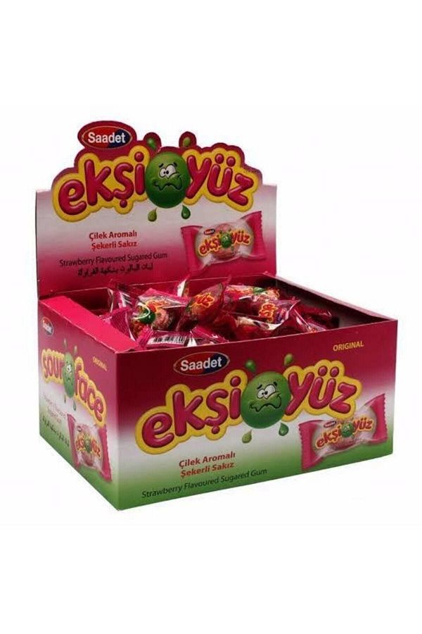 SAADET-Sour Gum 100 Count Strawberry 1