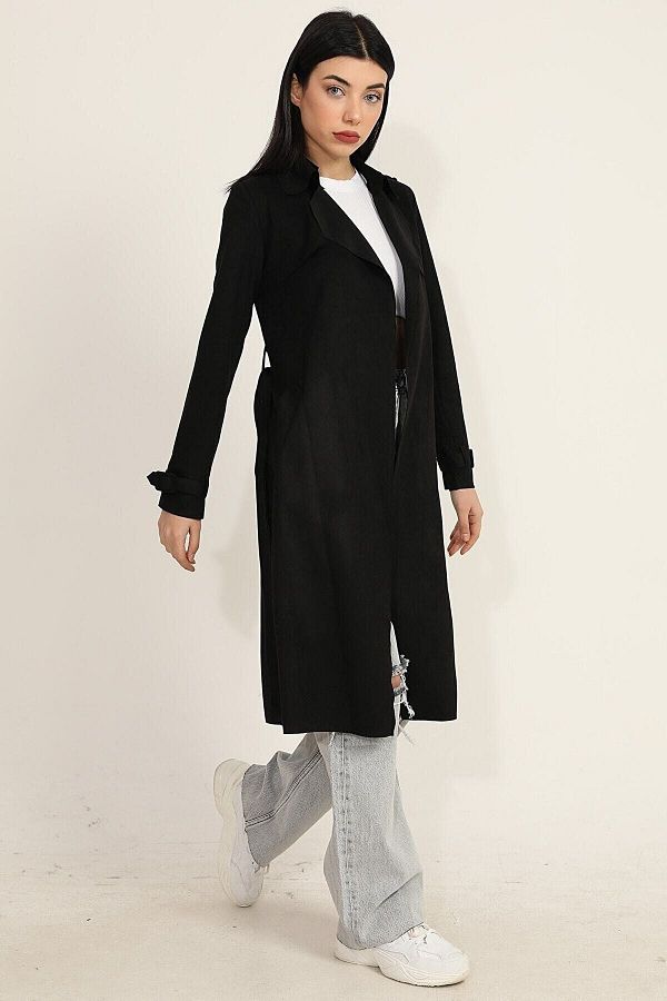 Suede belted coat hotsell