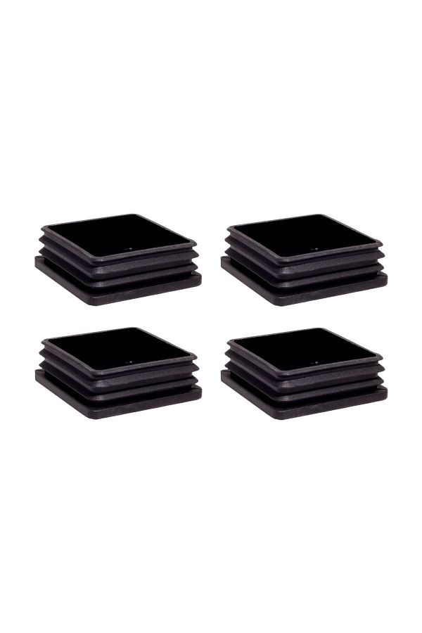 Adem Koç-80x80 Mm Plastic Square Interlocking Profile Plug (box) (4 Pieces) 1
