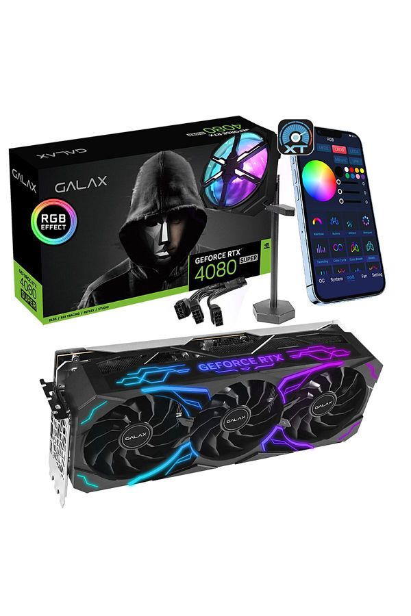 GALAX-Geforce Rtx 4080 Super Sg 1-Click Oc 16Gb Gddr6X 256 Bit Dlss 3 Graphics Card (48Szm6Md9Rsg) 1