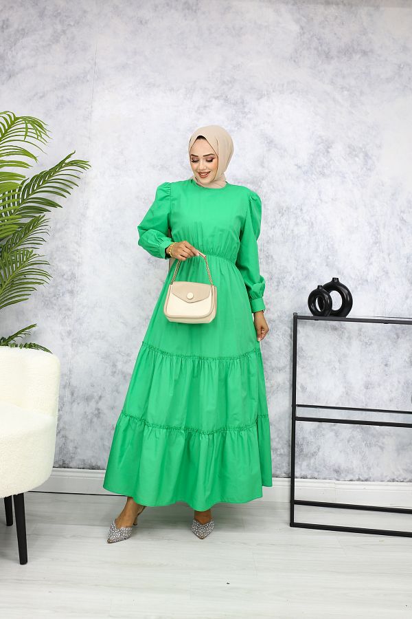 Green maxi skirt hijab outfit outlet