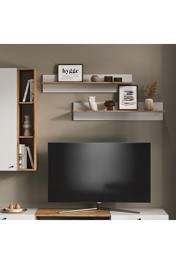 Egecan Mobilya-Wall Shelf Flying Wall Shelf Bookshelf Organizer Shelf Bohemian Wall Shelf Nordic Wall Shelf 1