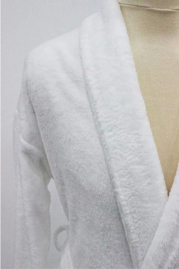 Tekstil Home-Halat de baie alb unisex 100% bumbac alb 1