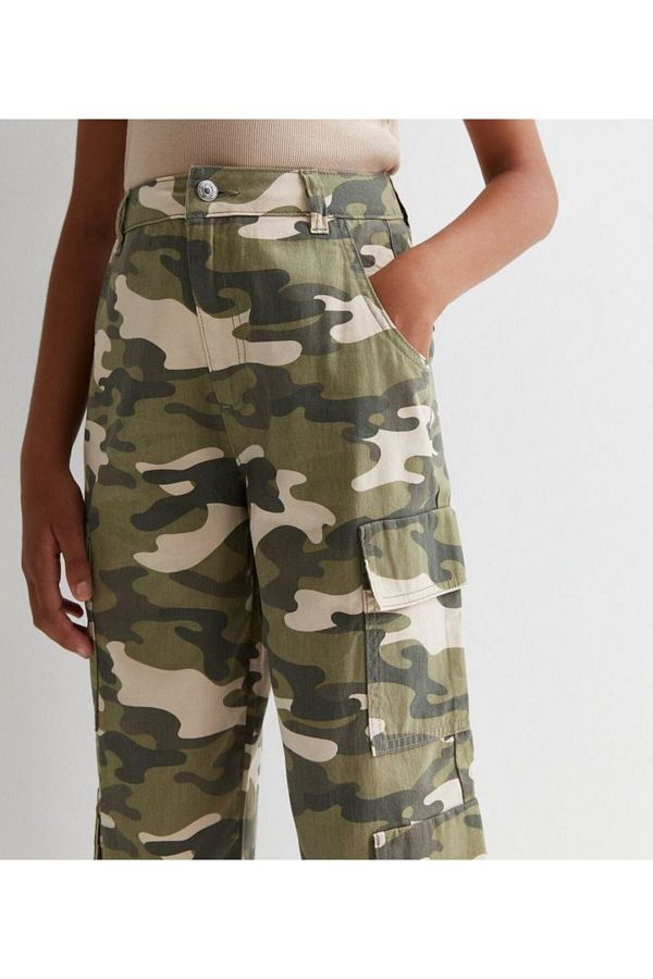 New look girls camo trousers hot sale