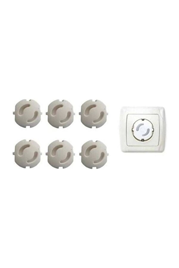 Adem Koç Çocuk Emniyeti Için Priz Kapağı 6 Adet Priz Koruma Kapağı