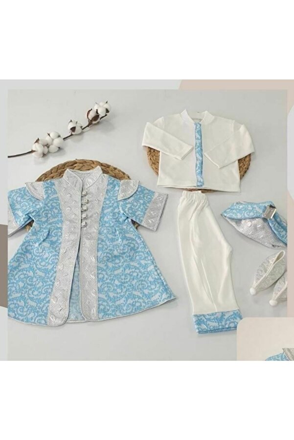 Cherub Baby Erkek Bebek Mevlütlük Şehzade Sünnetlik Sünnet Kıyafeti Erkek Çocuk Hediye Bebek Hediyelik