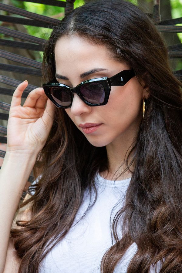 Regina Black Cat Eye Women s Sunglasses RG 505 Trendyol