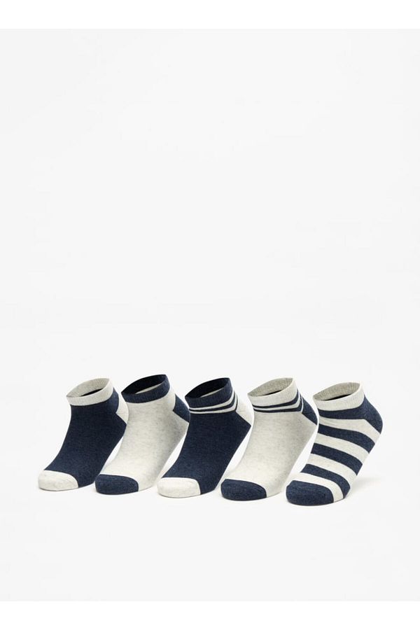LBL by Shoexpress-Printed Ankle Length Socks - Set of 5 1