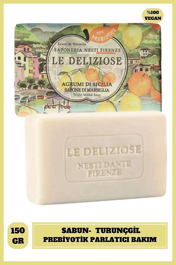 Nesti Dante Citruses from Sicily Soap 150g Nesti Dante Citruses from Sicily Soap 150g
