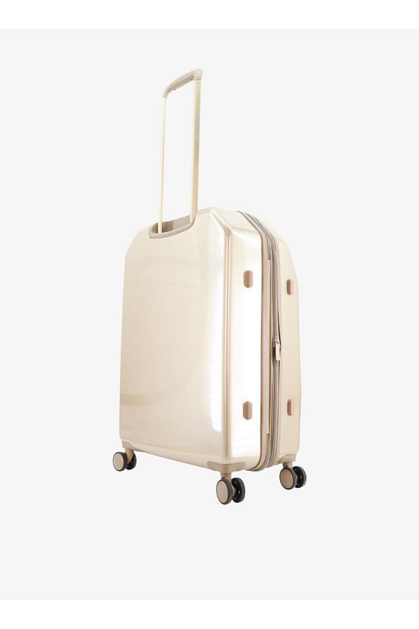 Elle Solid Hardcase Trolley Bag with Retractable Handles and Wheels 24 inches Trendyol