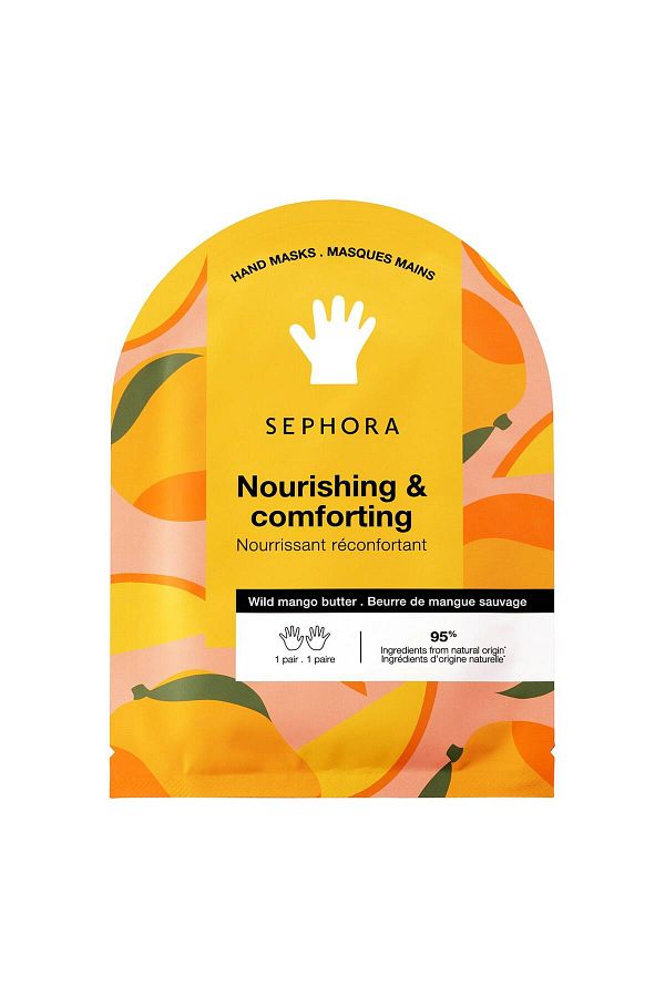 SEPHORA COLLECTION-Mango 1 Pair - Hand Moisturizing Hand Masks in 15 Minutes and Impregnated Gloves 1