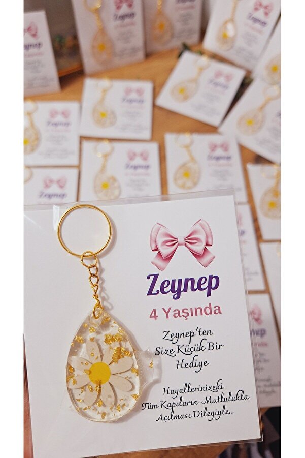 SevgiliAtolyemm Fiyonklu Kartlı Anahtarlık Erkek Bebek Doğum Günü Baby Shower 10 Adet