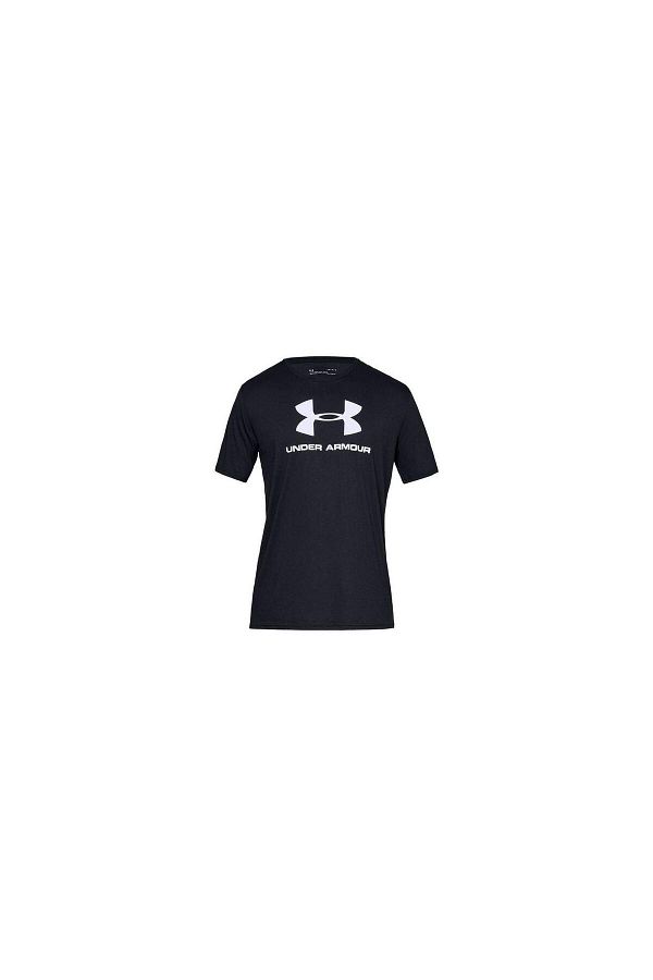 Under Armour Under Armor Men s Black T shirt Sportstyle Logo Ss 1329590 001 Trendyol