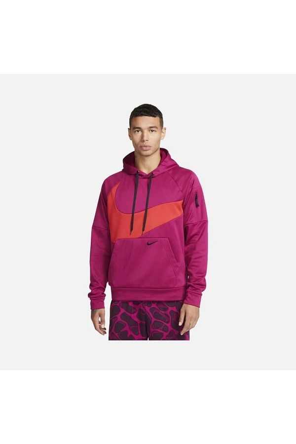 Purple nike therma fit hoodie deals