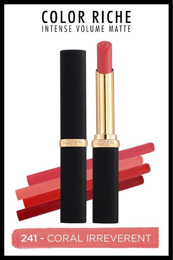L'Oreal Paris-Coral Irreverent - 241 Matte Volume Lipstick 1