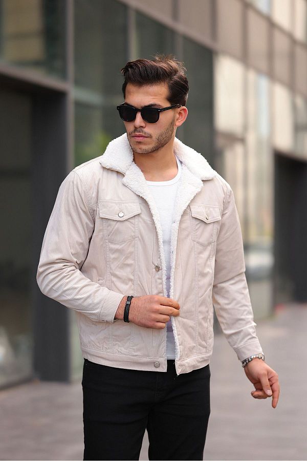 Jacket with inside fur new arrivals