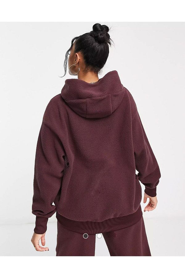 Nike plush velour pullover hoodie best sale