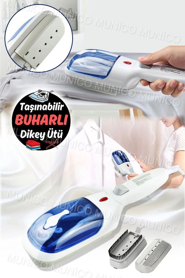 teknotrust-220-240V Ideal Clothes Flat Iron Compact Portable Ironing Machine - for Home and Office Use 1