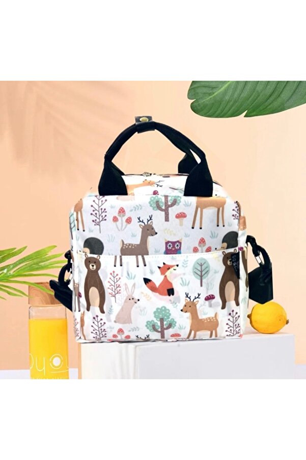 Harika ikizler Termal Isı Yalıtımlı ,yemek Taşıma Çantası / Sıcak Soğuk Taşıma , Beslenme Ofis , Bebek Mama Çantası