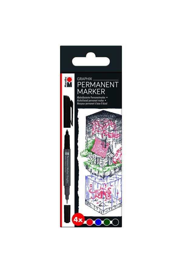 Marabu-Permanent Marker Graphix Once Upon A Time 1