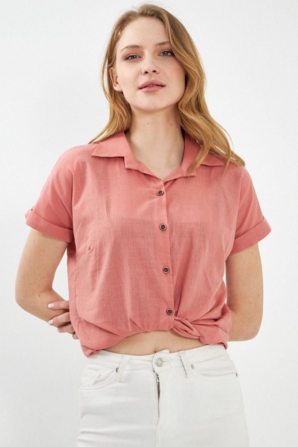 Salmon dress shirt discount