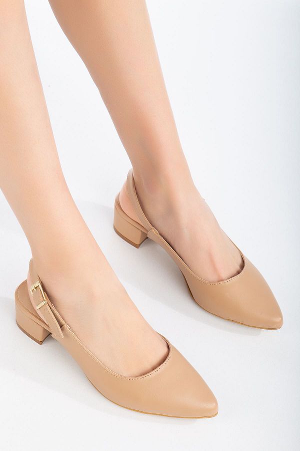 Short tan heels top