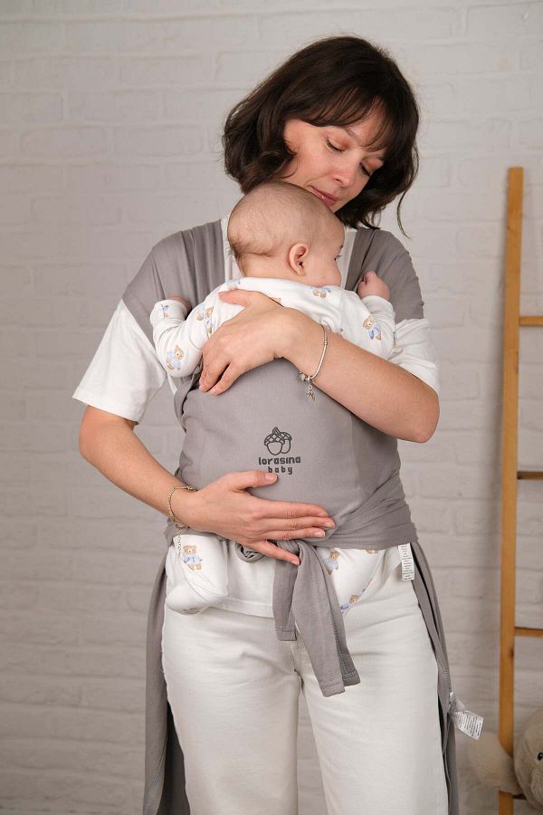 Lorasina Baby Adjustable Sling with Back Support Wrap Carrying Shawl Baby Carrier Trendyol