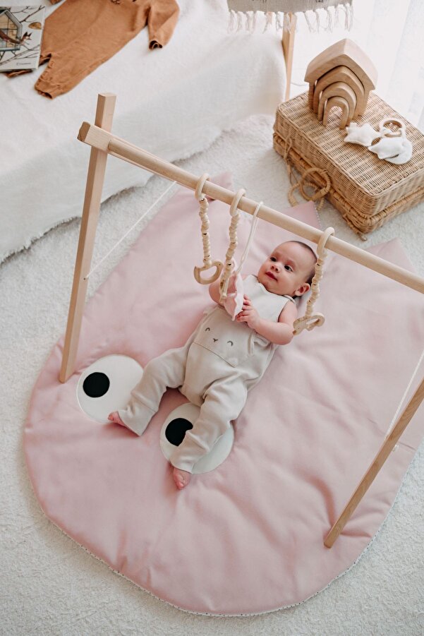 DERY BABY PİNKY OYUN HALISI(100*85)+AKTİVİTE MERKEZİ(BABY GYM)