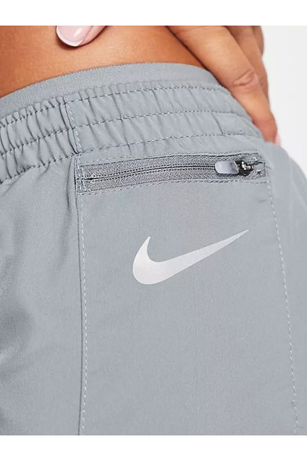 Nike Tempo Luxe Women s 3 Running Shorts Smoke Gray Gray Sports Shorts Trendyol