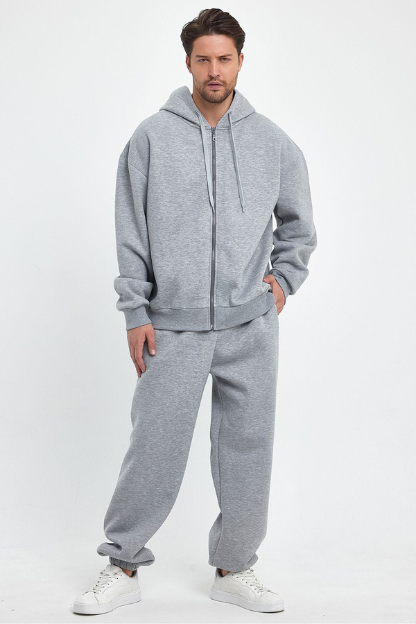 EFFRENATU-Set pantaloni de sport și hanorac cu fermoar 1