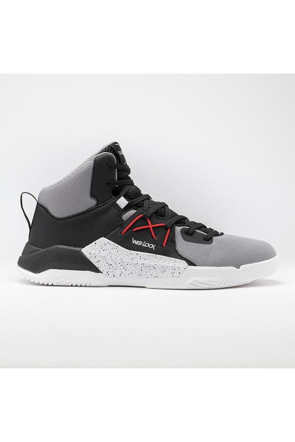 Vendyl Ptech 120 Adult Basketball Shoes Black Grey Trendyol