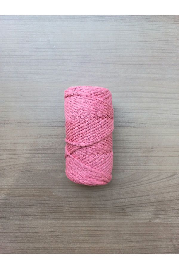 C&A&B KUZEY AVİZE-3 Mm Pomegranate Color Scannable Macrame Thread 1