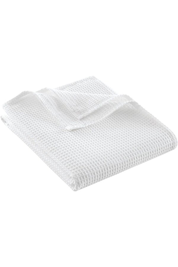 Wheeppo %100 Pamuk Yenidoğan Bebek Pikesi 75x100 Cm - Beyaz