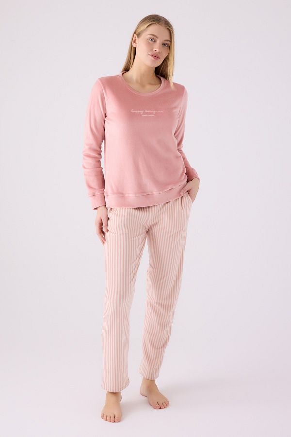 Pierre Cardin-Fleece Double Pajamas Set - Set of 2 1