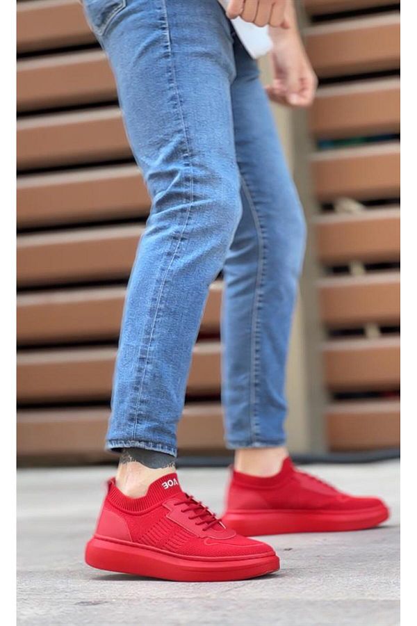 Lakitory Dean Glb812 Special Knitted Knitwear Style Red Color Sports Shoes Trendyol