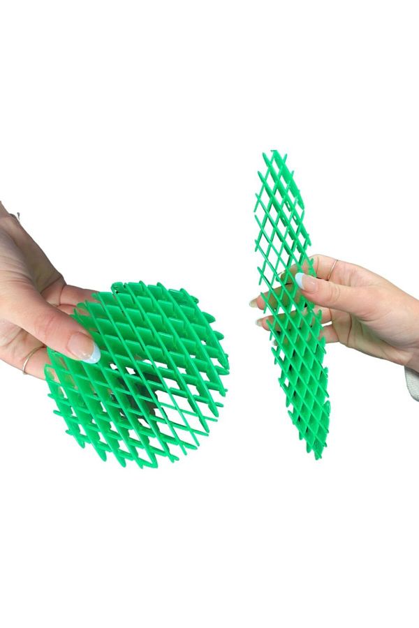 ümit toys-Green Worm Fidget Morf - Stress Relief Worm Spring, Shrink and Grow Design, 1 Piece 1