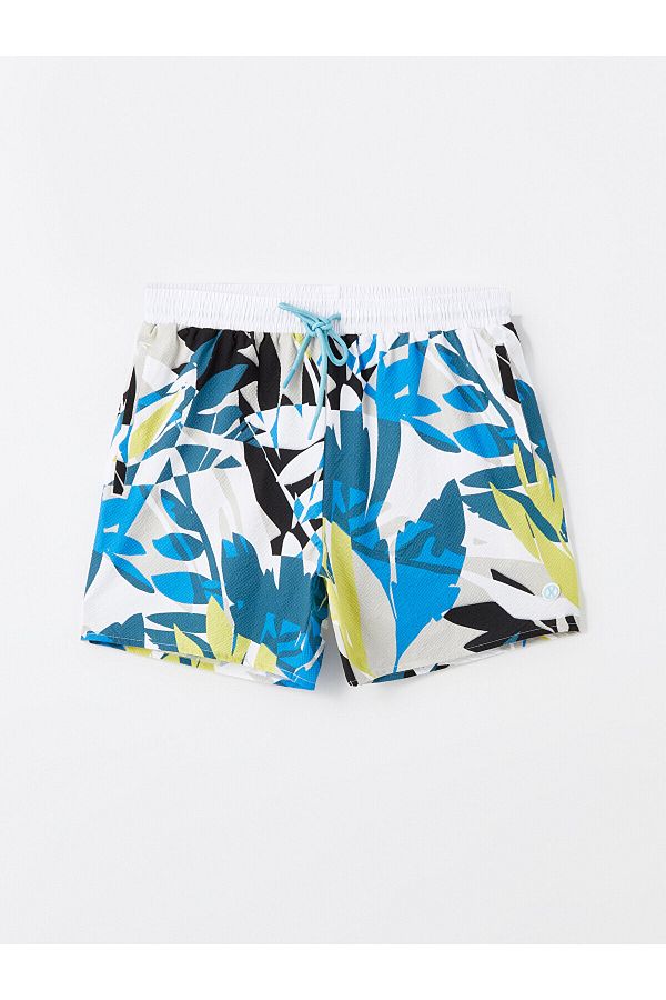LC Waikiki-Men's Patterned Short Length Sea Shorts - LCW 1