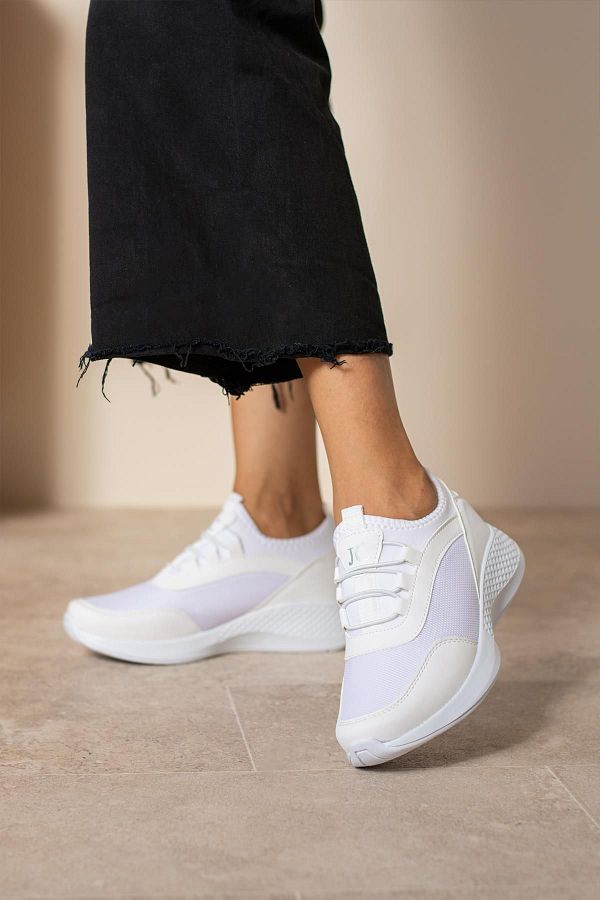 beeclub Jazz Club White Sneaker Orthopedic and Comfortable Stylish Shoes Trendyol