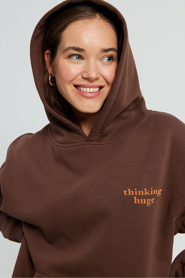 Huge Element Huge Oversized Hoodie Trendyol
