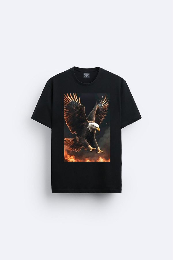 Darkia Unisex Attack Eagle T Shirt Attacking Eagle Printed Design Trendyol
