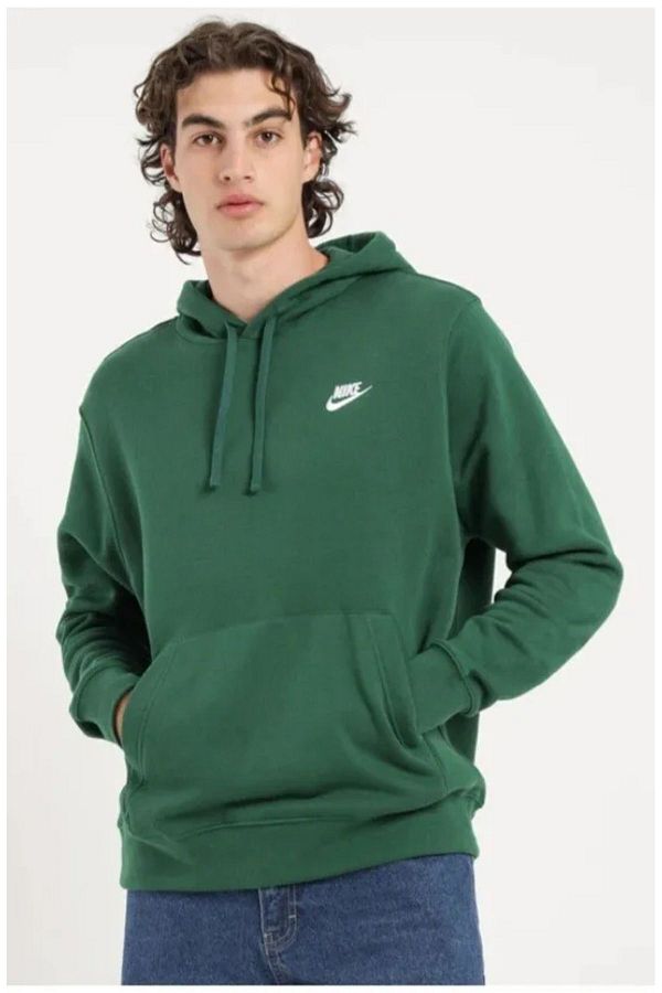 Nike Sportswear Club Fleece Men s Green Daily Style Sweatshirt BV2654 341 Trendyol