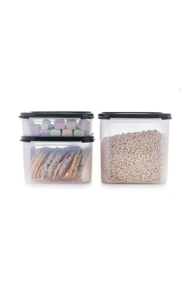 Tupperware-Modular Set Black 3 Piece (1.1 LT-2.6 LT-4 LT) 1