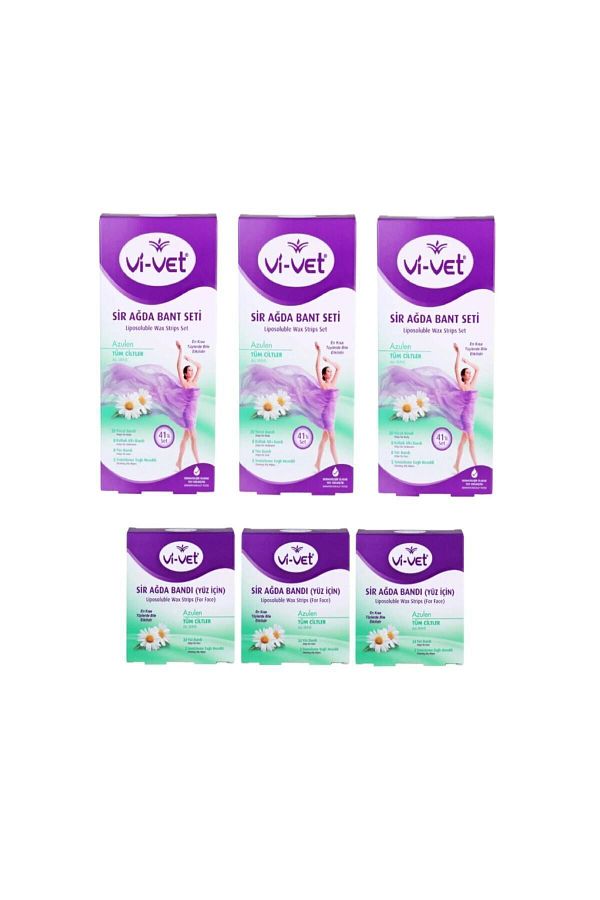 Vi-vet-VIVET CIRCLE MOUTH BAND SET AZULEN SET OF 41 x 3 PIECES + CIRCLE MOUTH BAND FOR FACE AZULEN x 3 PIECES 1