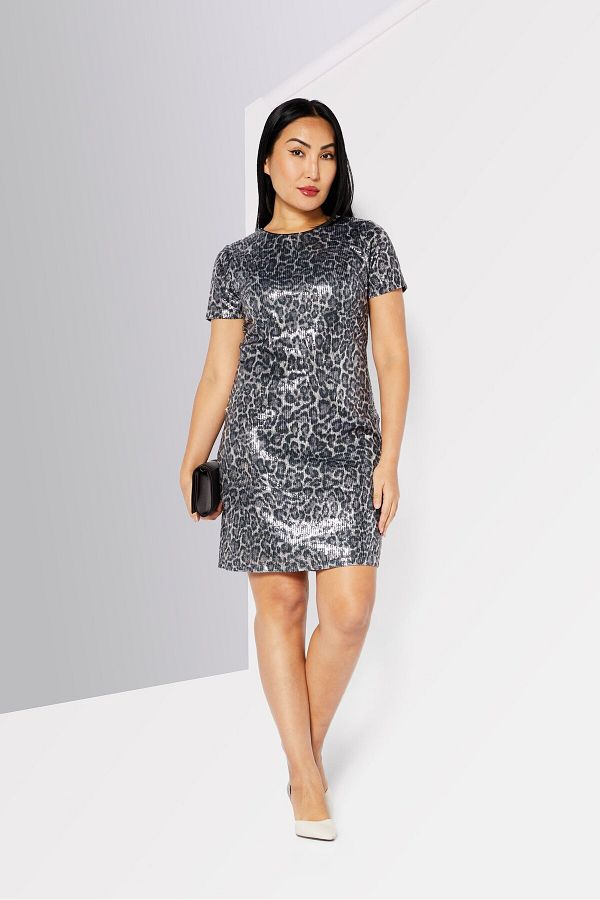 Michael Kors Women Embellished Mini Dress Black Combo Trendyol