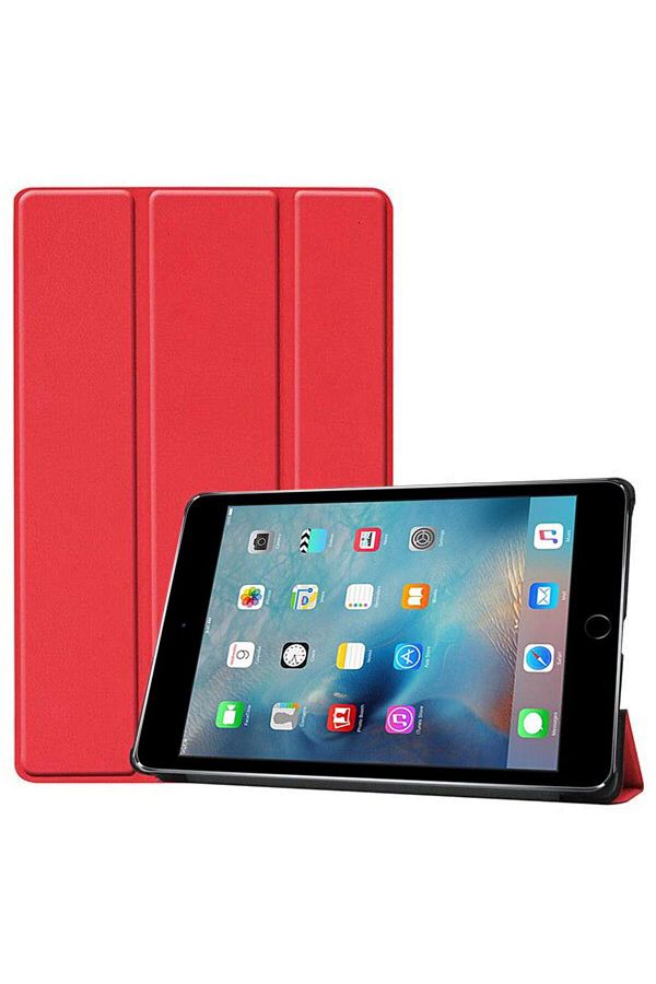 Smart Tech-Apple Ipad Pro 11 Inch Smart Cover Tablet Case with Stand Red 1