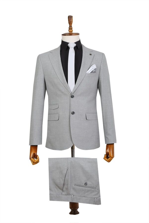 ACTUAL Gray Men's Suit - 4057-07
