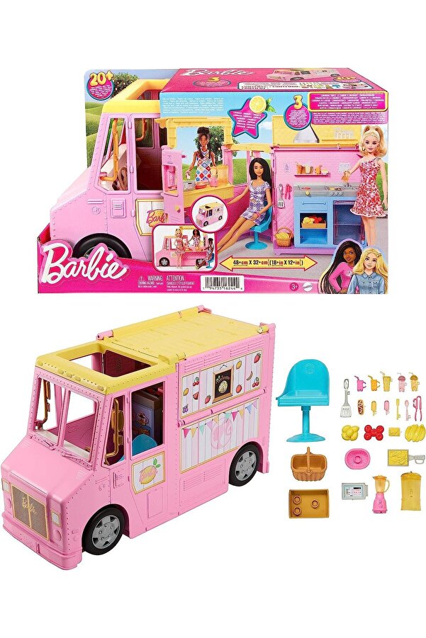 Barbie 'nin Limonata Aracı 25 parçalı Barbie'nin Limonata Aracı HPL71