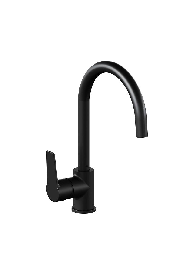Adell-Neon S Kitchen Faucet-Matte Black 1